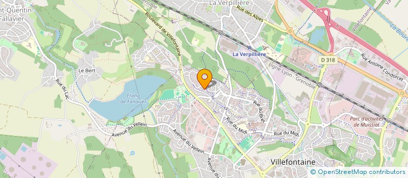 localisation de l'entreprise DEP BATIMENT  VILLEFONTAINE