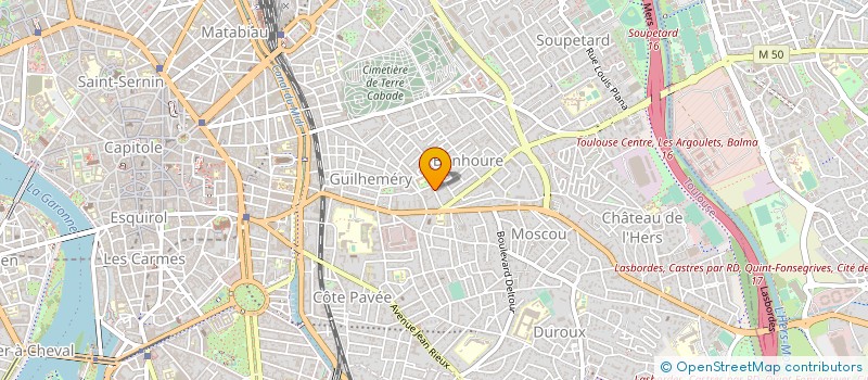 localisation de l'entreprise DEP'CITY à TOULOUSE