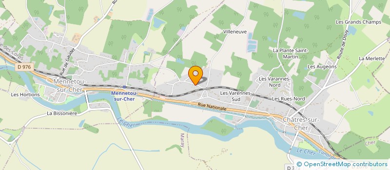 localisation de l'entreprise DEP'CLIM SERVICE  CHATRES SUR CHER