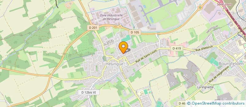 localisation de l'entreprise DEP CONSTRUCTION  HESINGUE