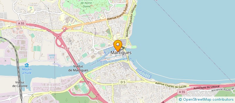 localisation de l'entreprise DEP & DANCE à MARTIGUES