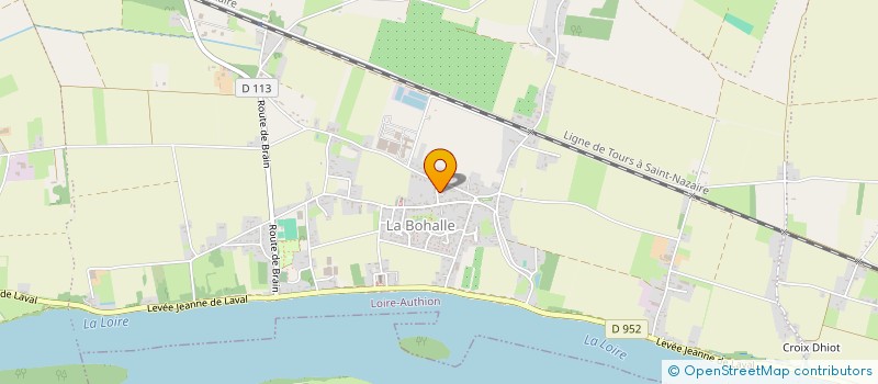 localisation de l'entreprise DEP'HANDI CAR  LOIRE-AUTHION