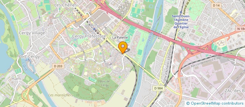 localisation de l'entreprise DEP INTERVEN GARDIENNAGE SECURITE PRIVES à PONTOISE