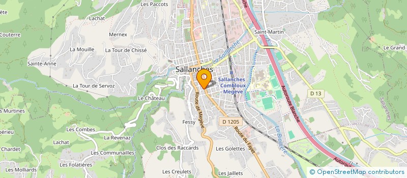 localisation de l'entreprise DEP-JLEC à SALLANCHES