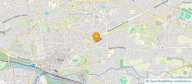 localisation de l'entreprise DEP L ACTION CATHOLIQUE ENFANTS BEARN à PAU