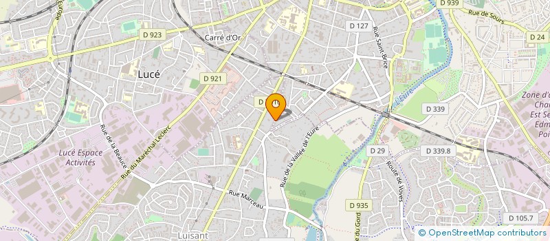 localisation de l'entreprise DEP PLOMBERIE 28 à LUISANT