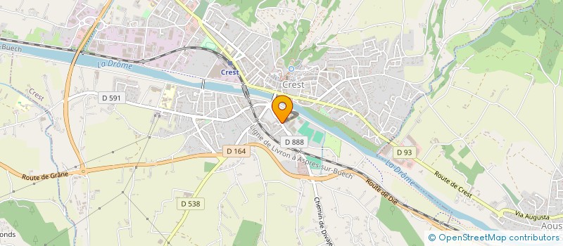 localisation de l'entreprise DEP SMART à CREST