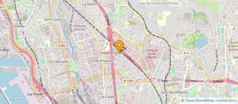 localisation de l'entreprise DEPA-MOTO à MARSEILLE