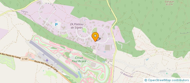 localisation de l'entreprise DEPAJO à SIGNES