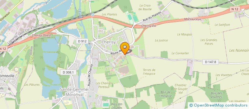 localisation de l'entreprise DEPAN ' AUTO SERVICES à CHERISY