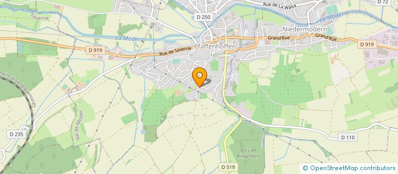 localisation de l'entreprise DEPAN' ECLAIR  VAL-DE-MODER