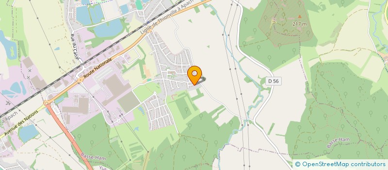 localisation de l'entreprise DEPAN' ENERGIES  BASSE-HAM