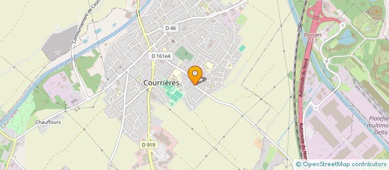 localisation de l'entreprise DEPAN'FOUR  COURRIERES