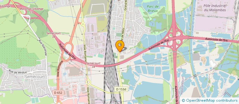 localisation de l'entreprise DEPAN-GAZ à MAIZIERES-LES-METZ