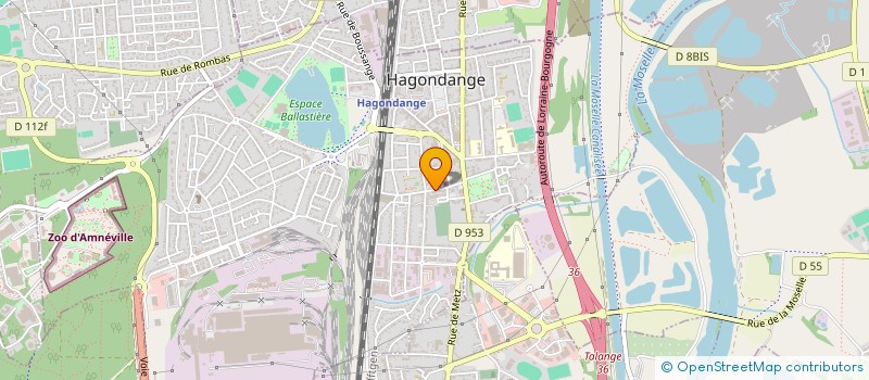 localisation de l'entreprise DEPAN' GAZ FIOUL  HAGONDANGE