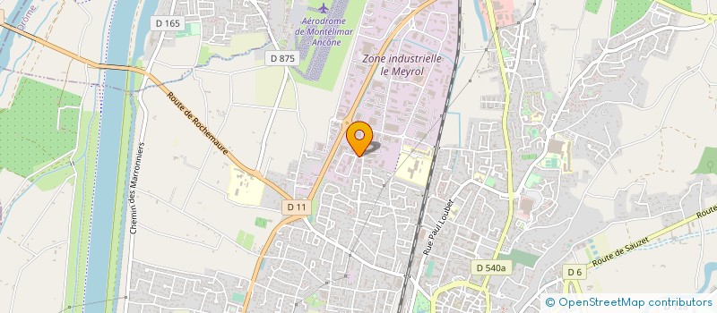 localisation de l'entreprise DEPAN'GAZ SANIT à MONTELIMAR