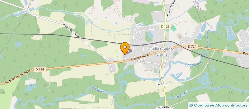 localisation de l'entreprise DEPAN'MENAGER ROBIN  SELLES-SAINT-DENIS