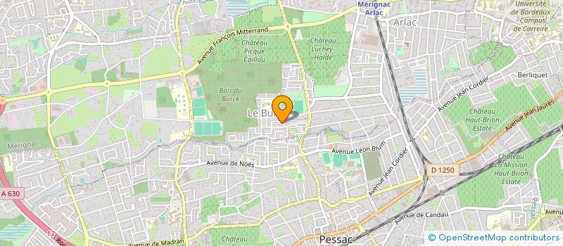 localisation de l'entreprise DEPAN'& MOI  MERIGNAC