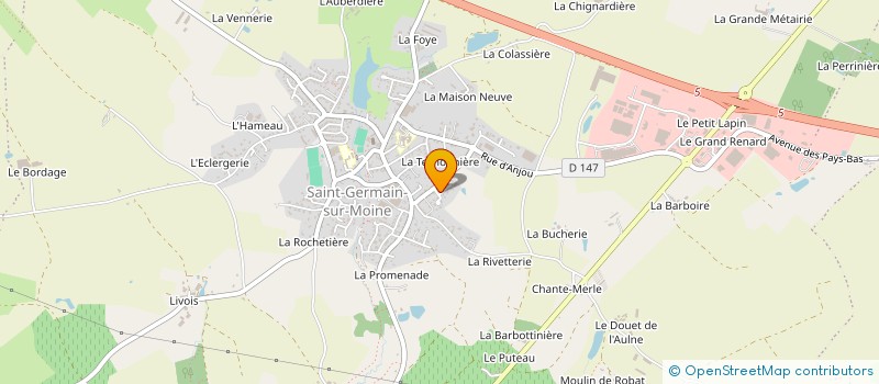 localisation de l'entreprise DEPAN'PAC SERVICES à SEVREMOINE