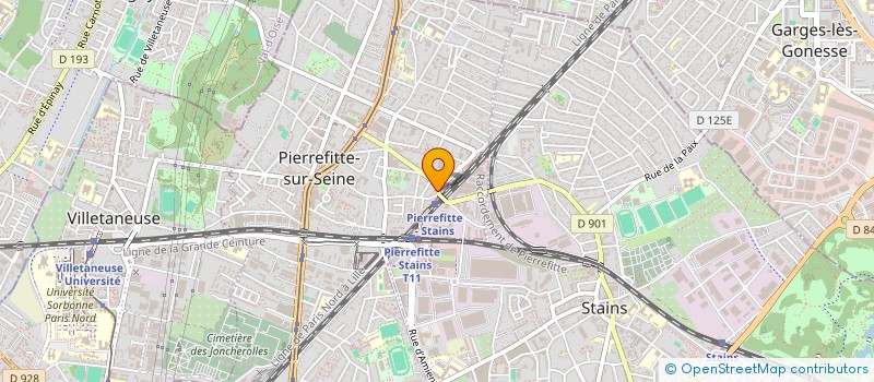 localisation de l'entreprise DEPAN' PHONE à PIERREFITTE-SUR-SEINE