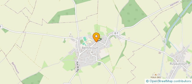 localisation de l'entreprise DEPAN'RAPID  BERTINCOURT