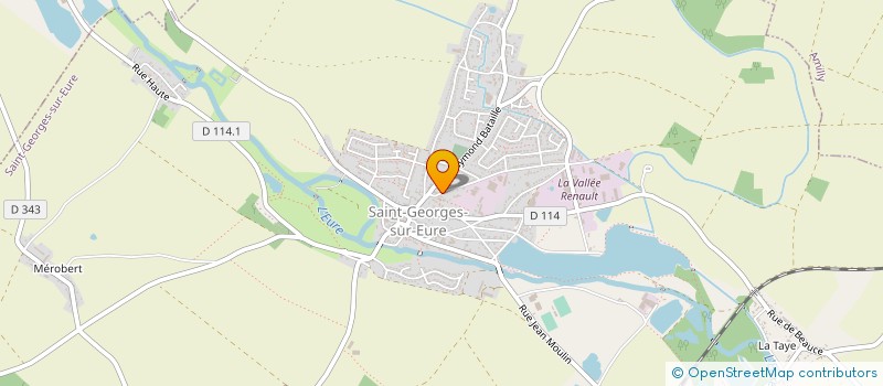 localisation de l'entreprise DEPAN RAPID AUTO à SAINT-GEORGES-SUR-EURE