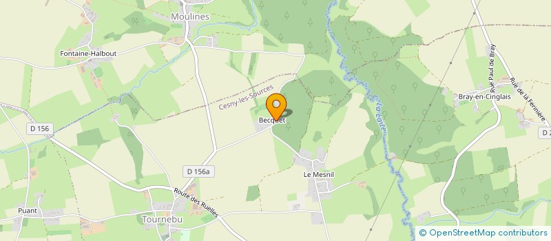 localisation de l'entreprise DEPAN'THERM  CESNY-LES-SOURCES