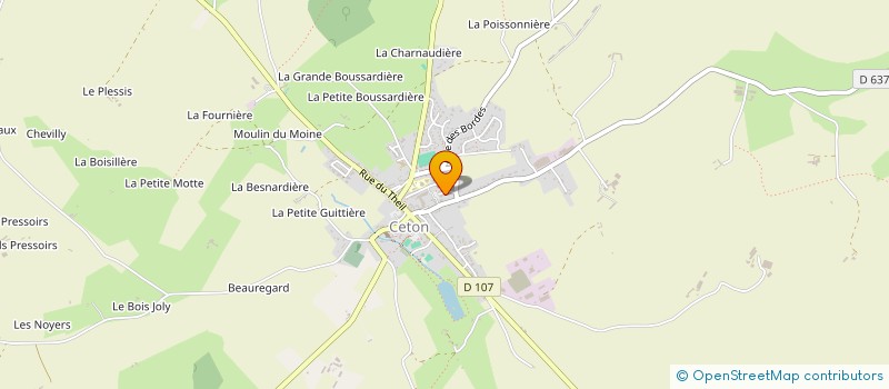 localisation de l'entreprise DEPAN' TOIT à CETON