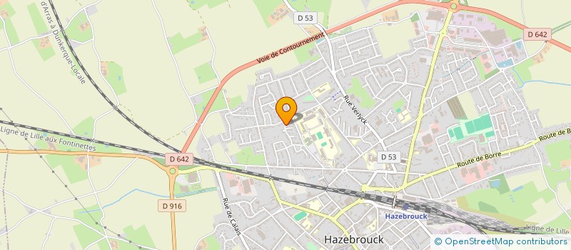 localisation de l'entreprise DEPAN TRUCK AGENCEMENT à HAZEBROUCK