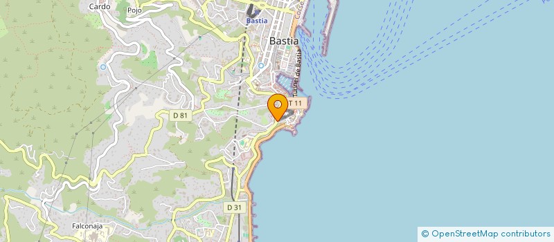 localisation de l'entreprise DEPAN'TV à BASTIA