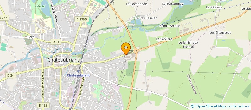 localisation de l'entreprise DEPAN VIT OCCASION à CHATEAUBRIANT