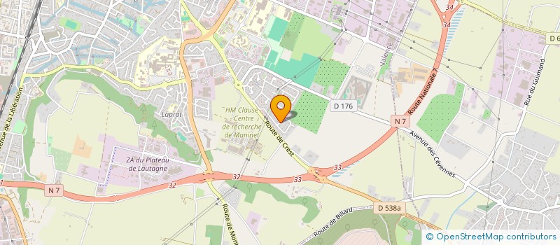localisation de l'entreprise DEPANELEC DOMOTIQUE à VALENCE
