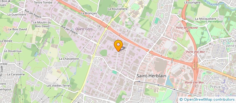 localisation de l'entreprise DEPANN 44  SAINT-HERBLAIN