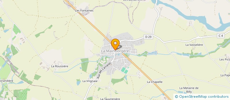 localisation de l'entreprise DEPANN' AGRI SERVICES  ROSNAY