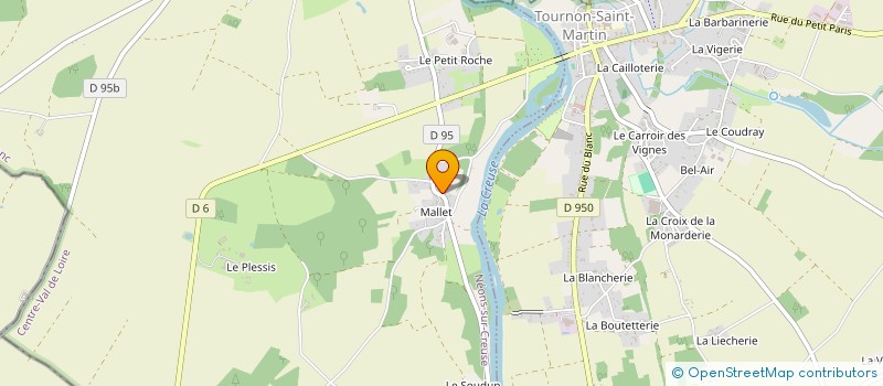 localisation de l'entreprise DEPANN'ANGE à NEONS-SUR-CREUSE