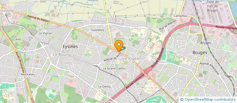 localisation de l'entreprise DEPANN'ART à EYSINES