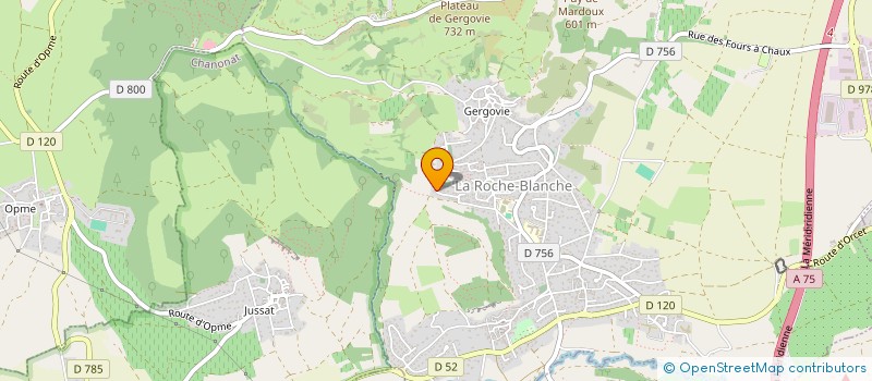 localisation de l'entreprise DEPANN'AUTOMATISME à LA ROCHE-BLANCHE