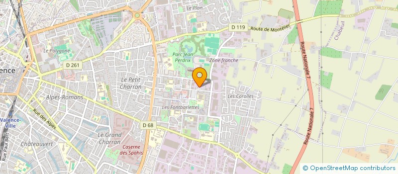 localisation de l'entreprise DEPANN'ELEVAGE à VALENCE