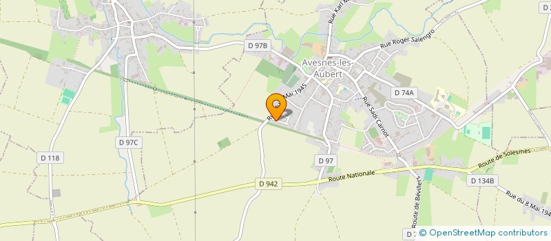 localisation de l'entreprise DEPANN'ET MOI  AVESNES-LES-AUBERT