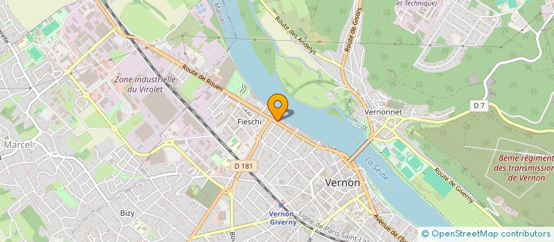 localisation de l'entreprise DEPANN' GAZ 27 à VERNON