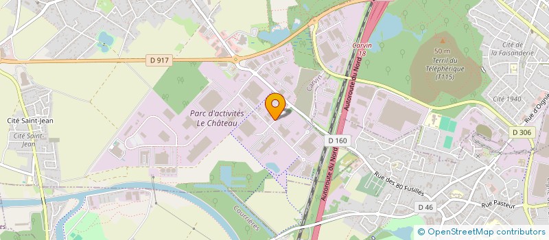 localisation de l'entreprise DEPANN'GAZ - THERM'OPALE à CARVIN