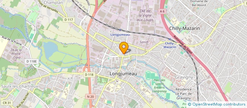 localisation de l'entreprise DEPANN HABITAT à LONGJUMEAU