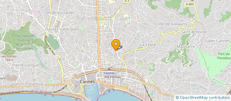 localisation de l'entreprise DEPANN'HEURE.FR  CANNES