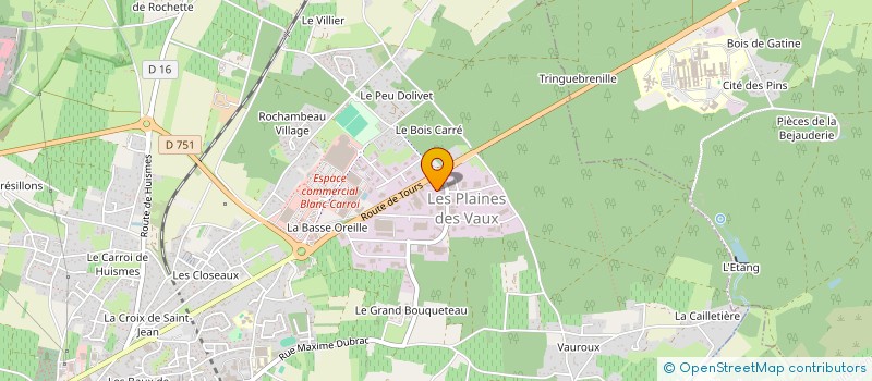 localisation de l'entreprise DEPANN'LAROSE à CHINON