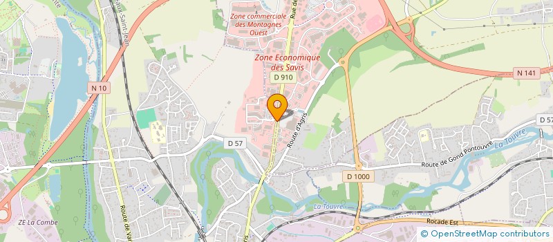 localisation de l'entreprise DEPANN-MENAGER à GOND-PONTOUVRE