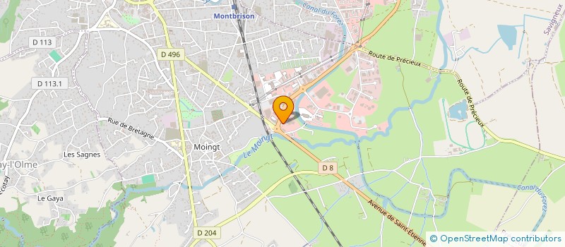 localisation de l'entreprise DEPANN'MENAGER SERVICE  MONTBRISON