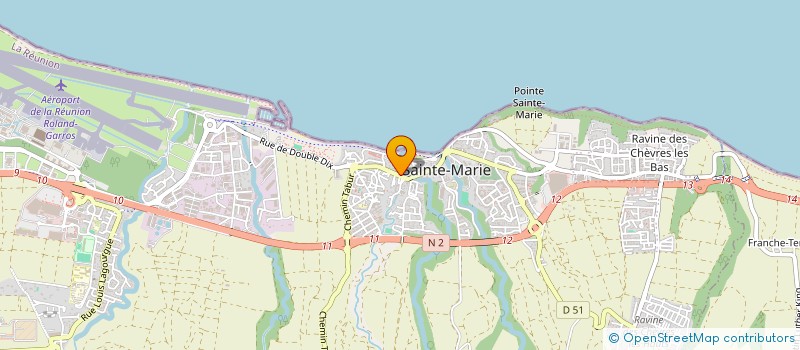 localisation de l'entreprise DEPANN'MOBILE à SAINTE-MARIE