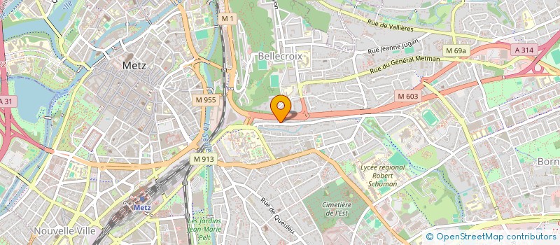 localisation de l'entreprise DEPANN'OR  METZ