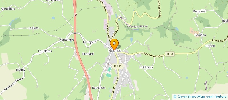 localisation de l'entreprise DEPANN'ORDI  NEULISE