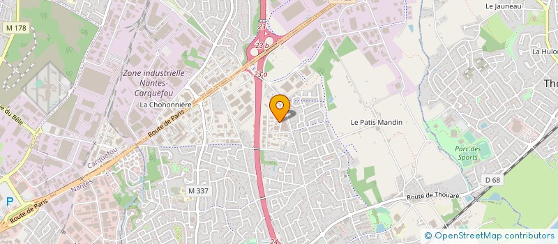 localisation de l'entreprise DEPANN'OUEST à SAINTE-LUCE-SUR-LOIRE